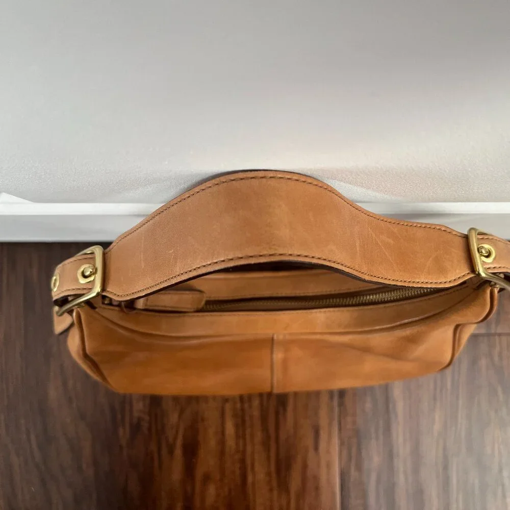 VINTAGE COACH~ Tan/Brown 9342 Legacy West Small Zoe Hobo Bag - Picture 7 of 10